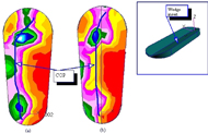 Figure 2: Candidate Orthotic designs. The inset shows the wedge insert. 