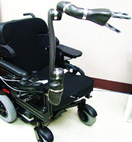 Figure 1 presents the JACO joystick-controlled six degree-of-freedom robotic manipulator mounted on a wheelchair. 