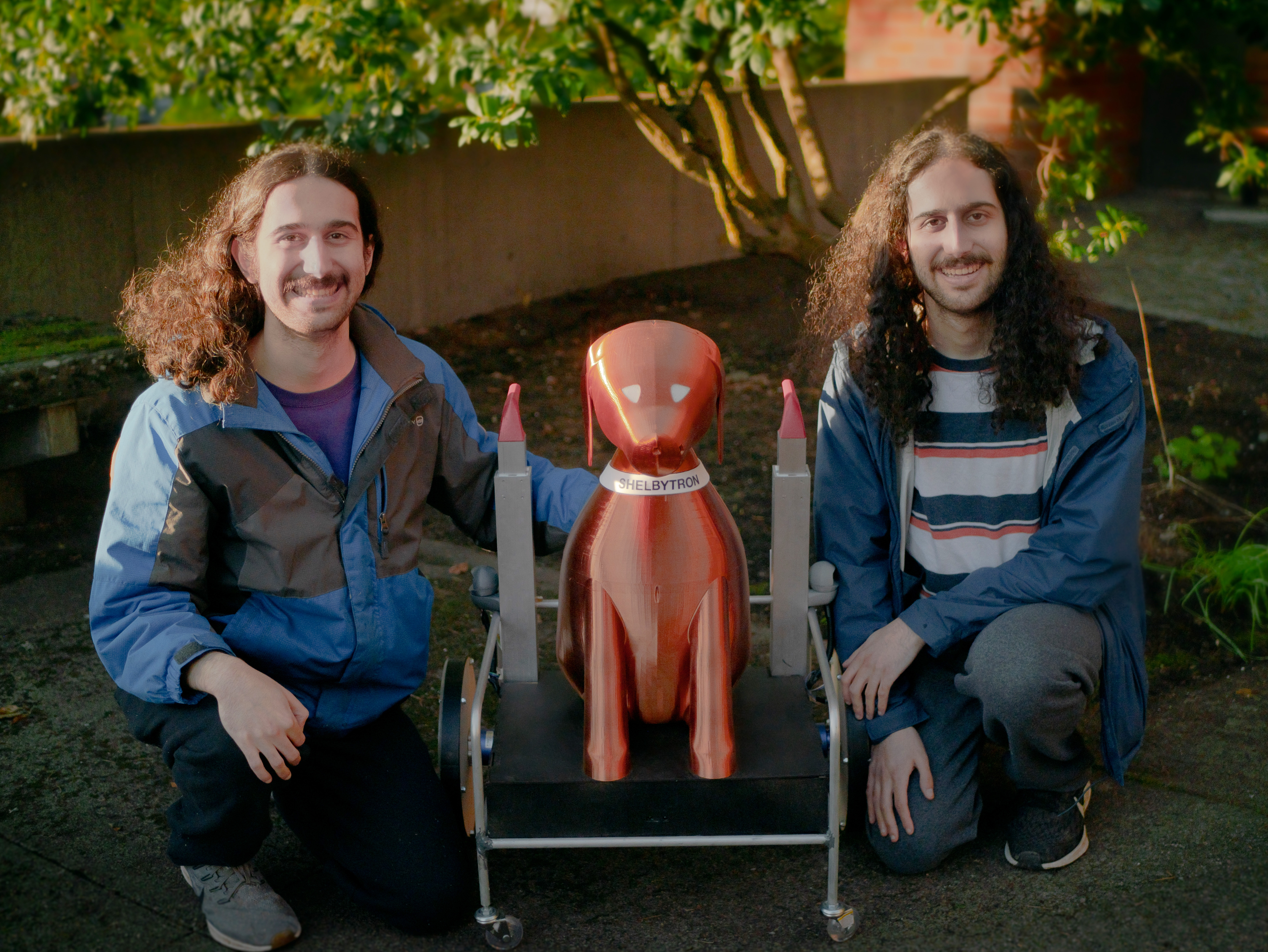 From left to right: Joshua Phelps, Shelbytron, Benjamin Phelps From left to right: Joshua Phelps, Shelbytron, Benjamin Phelps