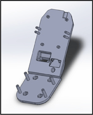 Figures 1 and 2: MEBotv2.0 User Interface Housing CAD Models 