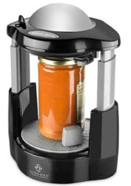 Figure 1. Picture of the Black and Decker Lids Off Jar Opener. The Lids Off is an automated jar opener kitchen appliance that enables a person with limited hand dexterity or strength to open jars.  
