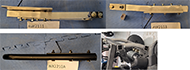 Figure 5 shows four post-test photos of the UDIG hardware to document the amount of deformation in each system.  None of the UDIGs show signs of failure. For elements that began the test relative straight, one photo shows no deformation, while three show slight deformation.  