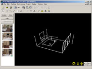 This Figure shows the 3D model that was made for the bedroom of the wheelchair user's home