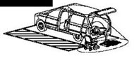 The wheelchair moves from a point near the rear driver&rsquo;s side corner of the van onto the lift.  The vehicle-mounted camera provides coverage of an area immediately behind the motor vehicle, and also the rear driver&rsquo;s side corner of the wheelchair.