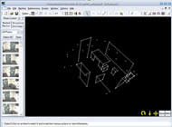 This photograph shows the 3D model that constructed by Photomodeler and each isolated point is Coded Target.