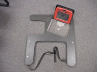Image shows manual laptray with the communicator up in the conversation position. 