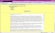 This screen shows a users’ scored quiz on the tutorials page of the website; the users’ percentage and number of correct responses as well as the answers to the quiz questions are displayed.